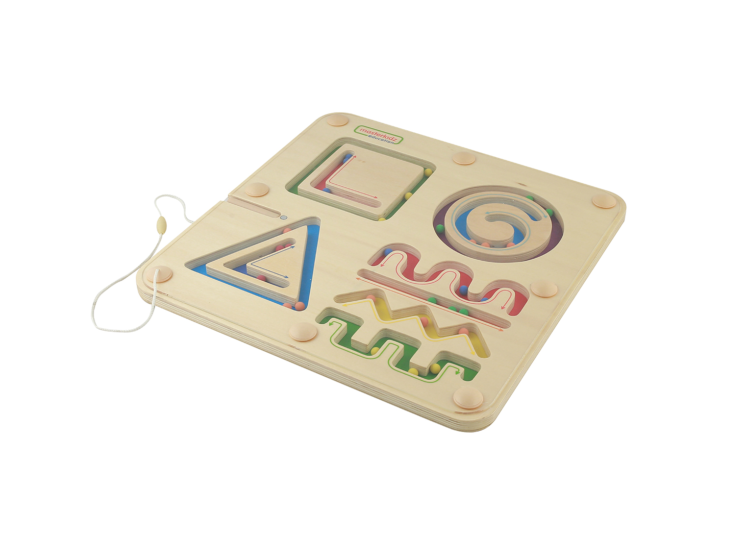 Educational Board Toys - Lines and Shapes Magnetic Sliding Maze